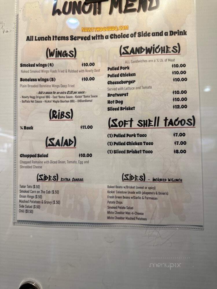 Nawty Hogg BBQ - Naples, FL menu_pic