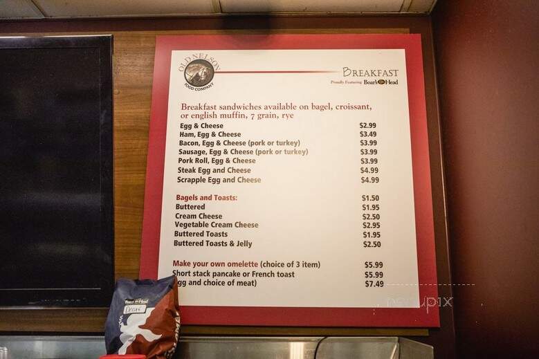 Old Nelson - Somerdale, NJ menu_pic