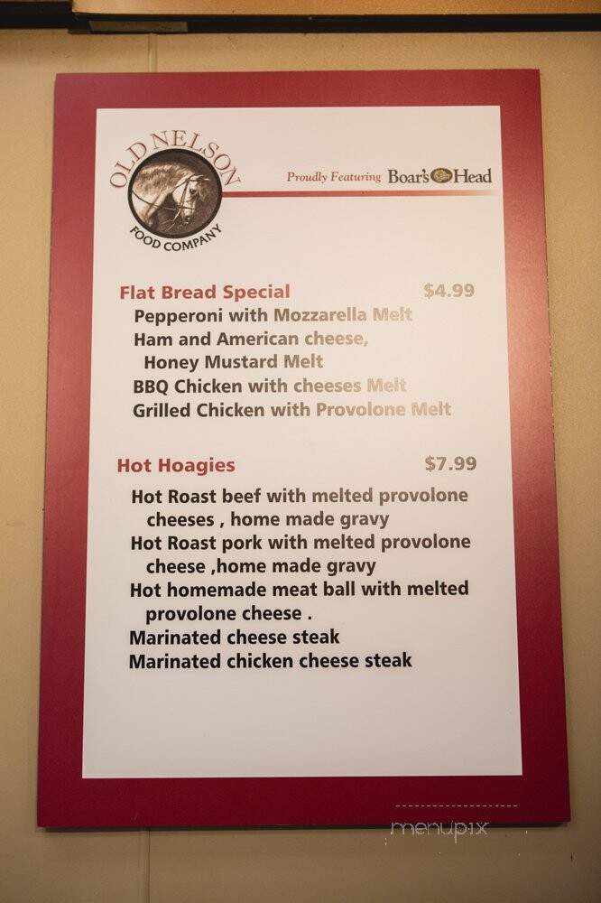 Old Nelson - Somerdale, NJ menu_pic