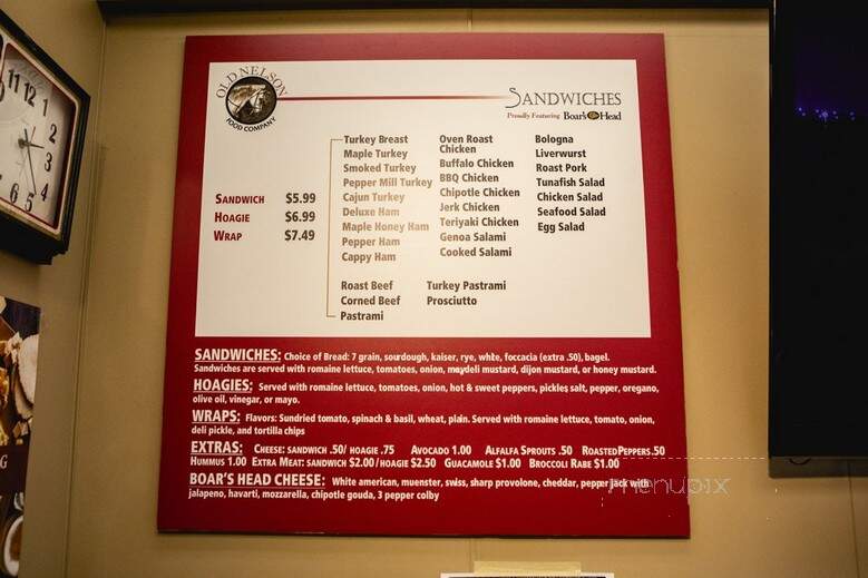 Old Nelson - Somerdale, NJ menu_pic