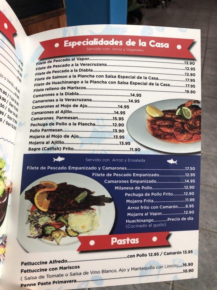 Ostioneria El Marisquero - Houston, TX menu_pic
