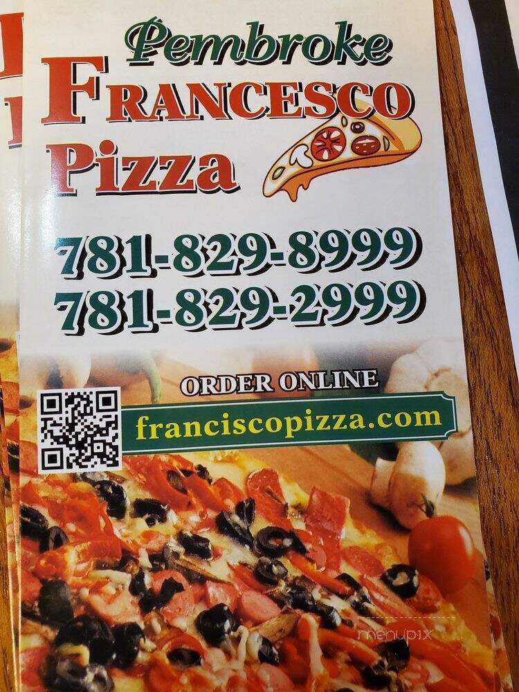 Pembroke Francesco Pizza - Pembroke, MA menu_pic