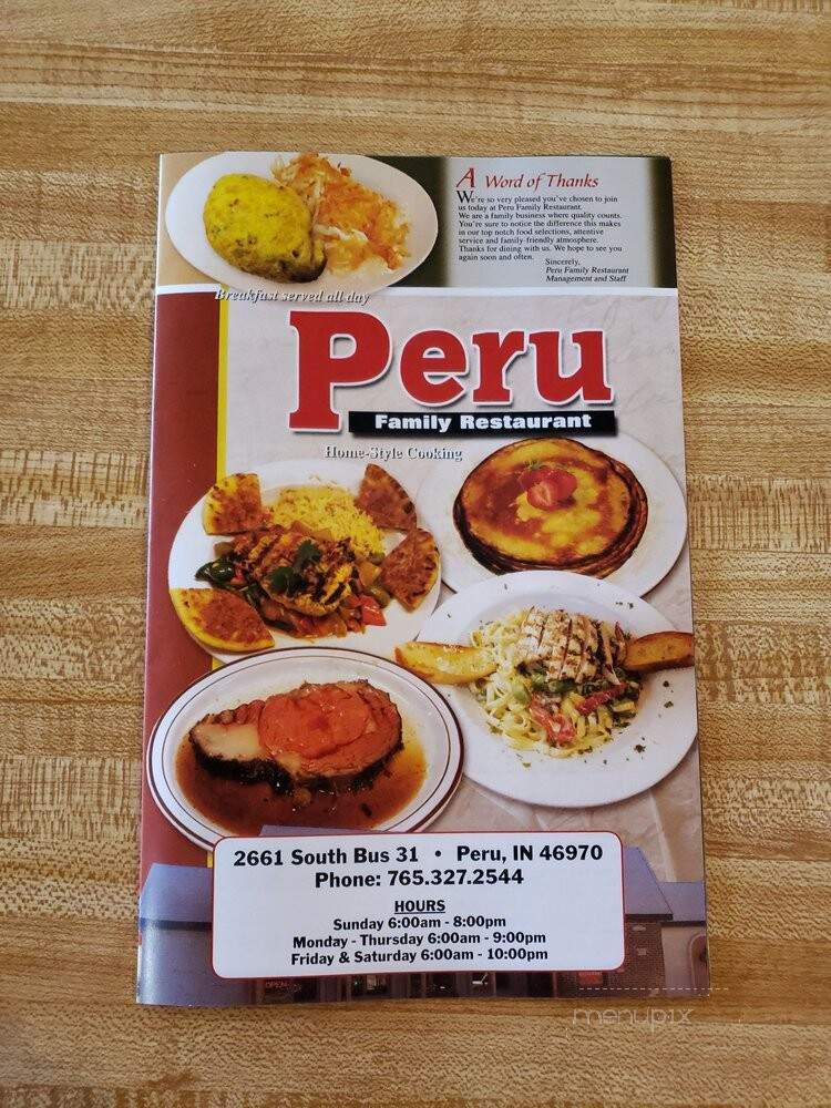 Peru Family Restaurant - Peru, IN