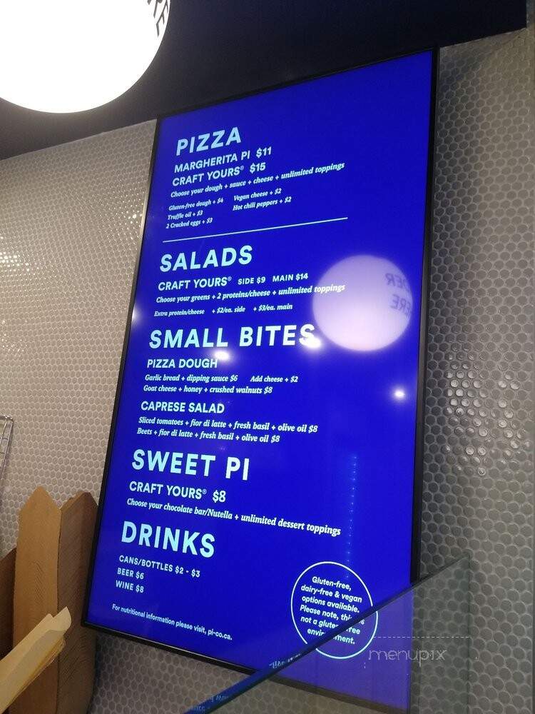 Pi Co - Ottawa, ON menu_pic