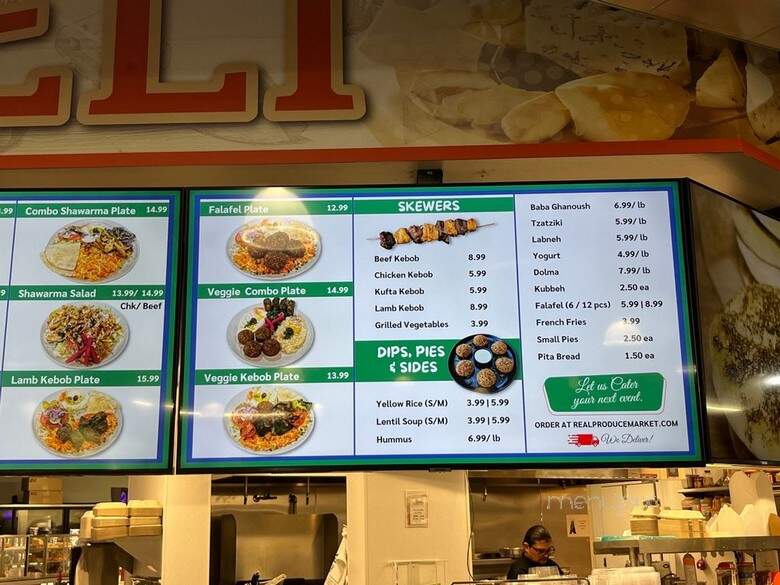 Real Mediterranean Kitchen - Palo Alto, CA menu_pic