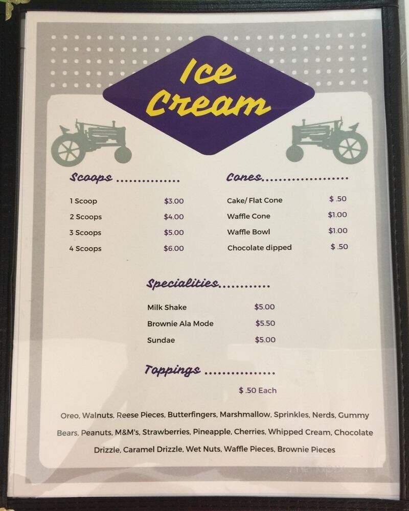 Roper's Corner / Roper's Sugar Shack - Powdersville, SC menu_pic