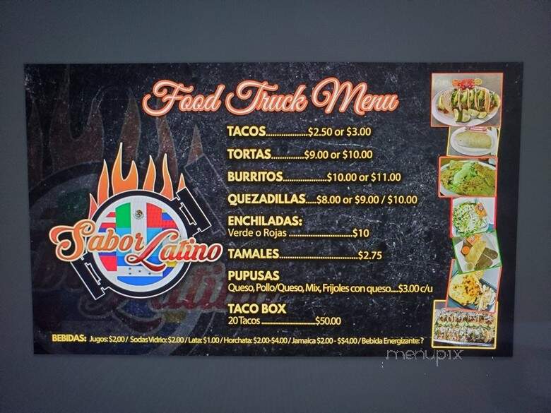 Sabor Latino - Georgetown, DE menu_pic