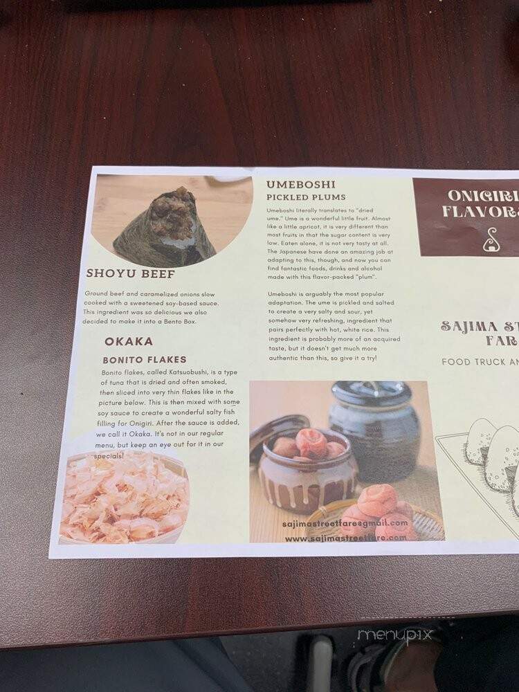 Sajima Street Fare - Orange Park, FL menu_pic