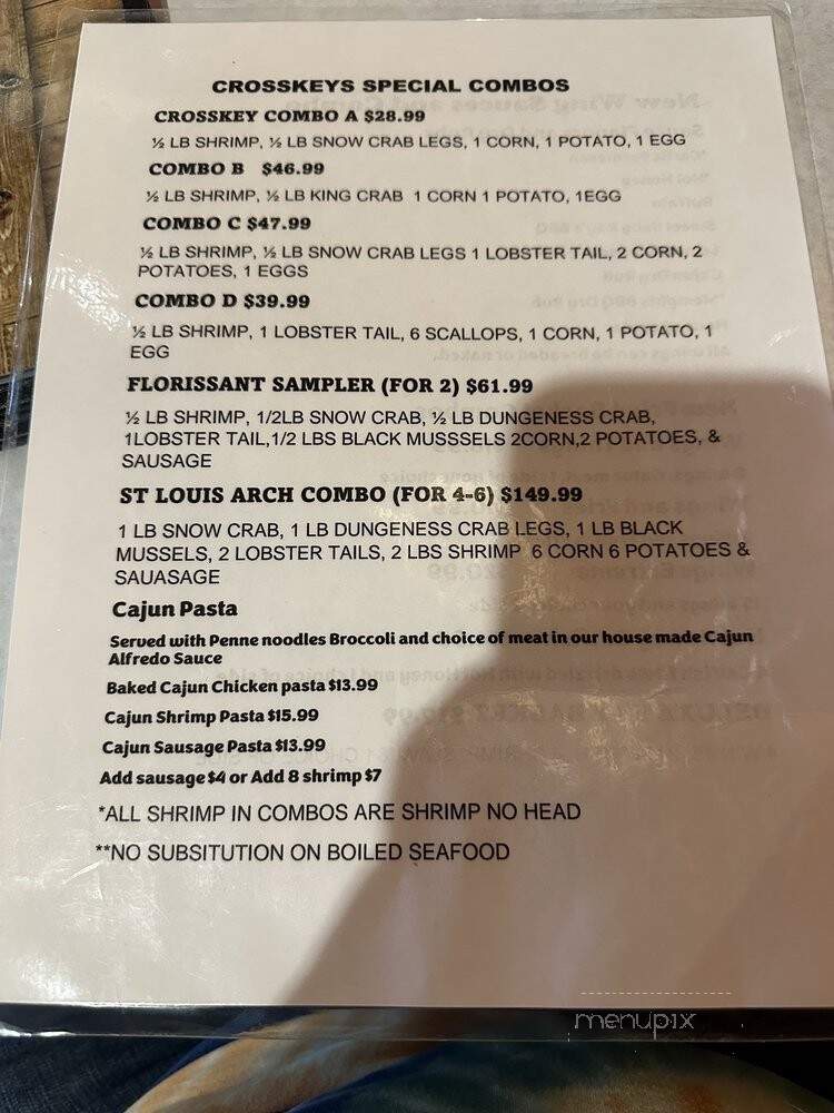 Storming Crab - Florissant, MO menu_pic