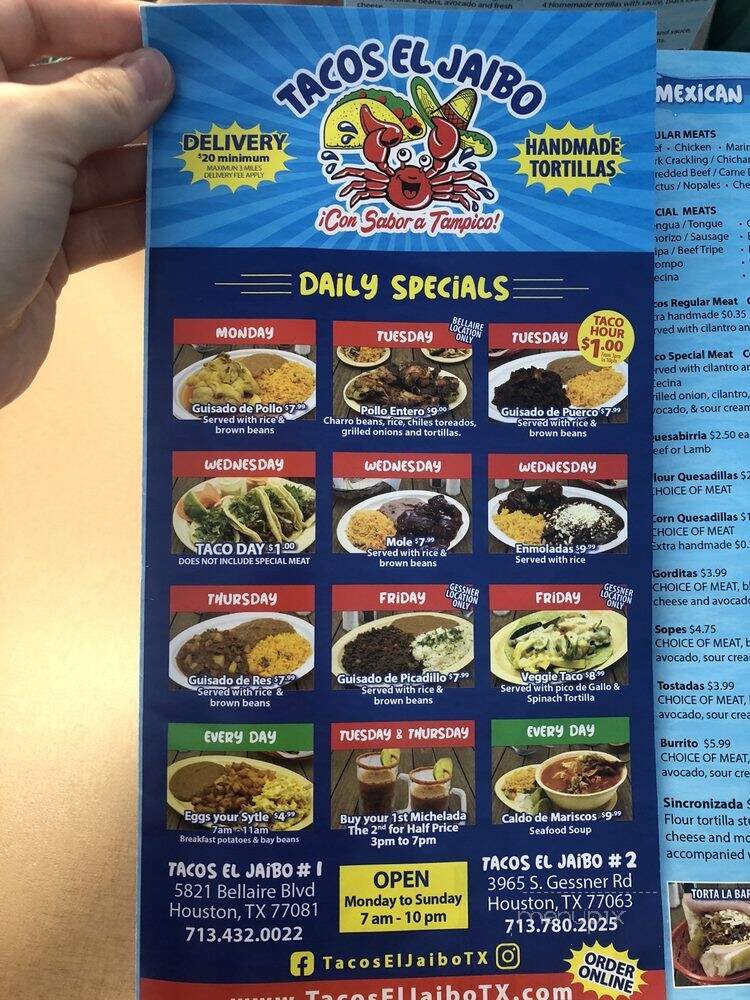 Tacos El Jaibo - Houston, TX