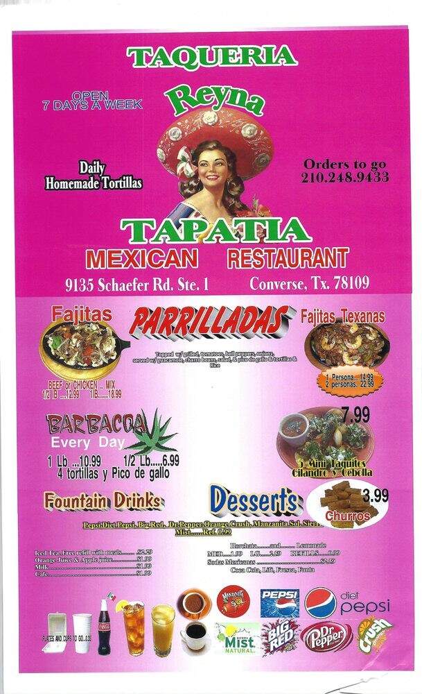 Taqueria Reyna Tapatia - Converse, TX