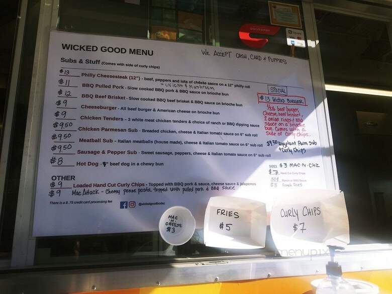 Wicked Good Food - Cottonwood, AZ menu_pic