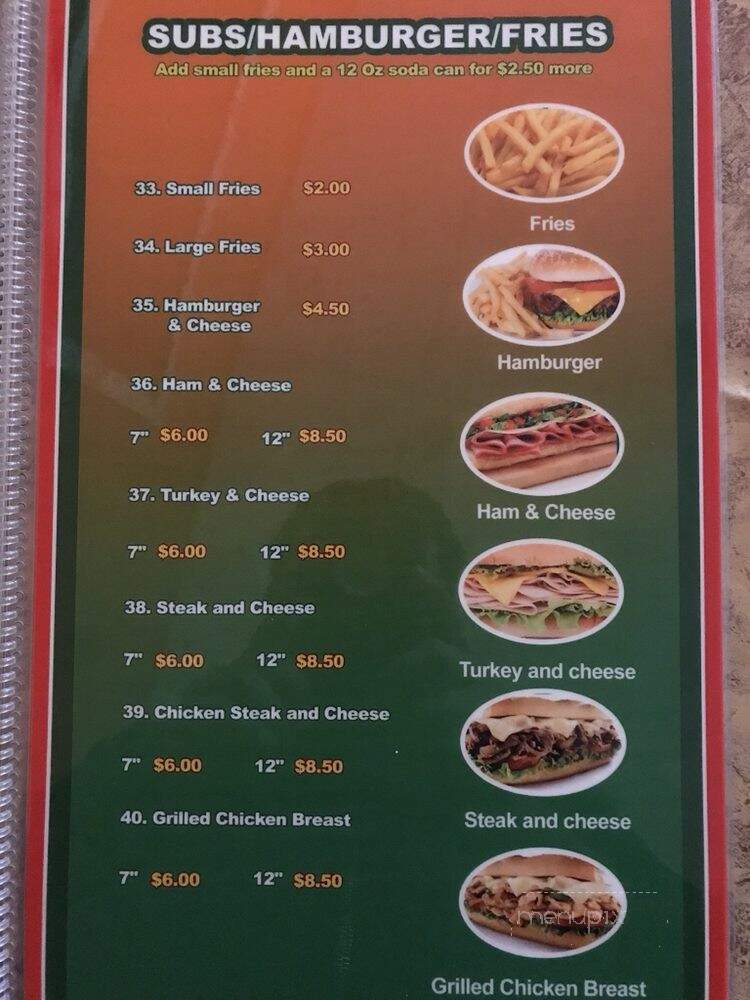 Ceiba Pupuseria & Bar - Manassas, VA menu_pic