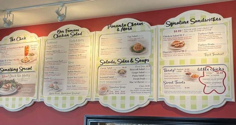 Chicken Salad Chick - Midlothian, TX menu_pic