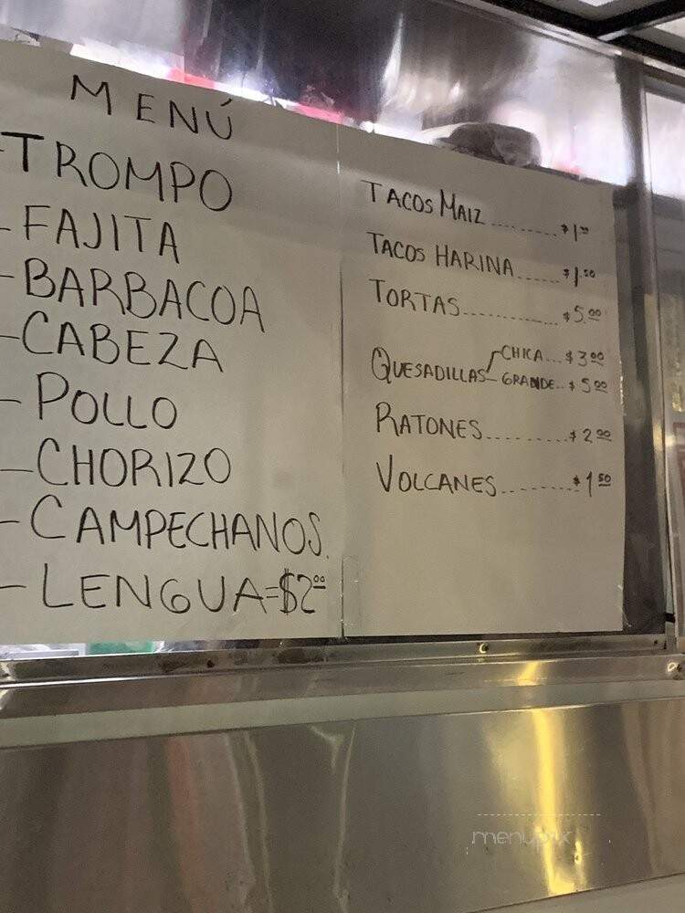 El Taquito - Houston, TX menu_pic