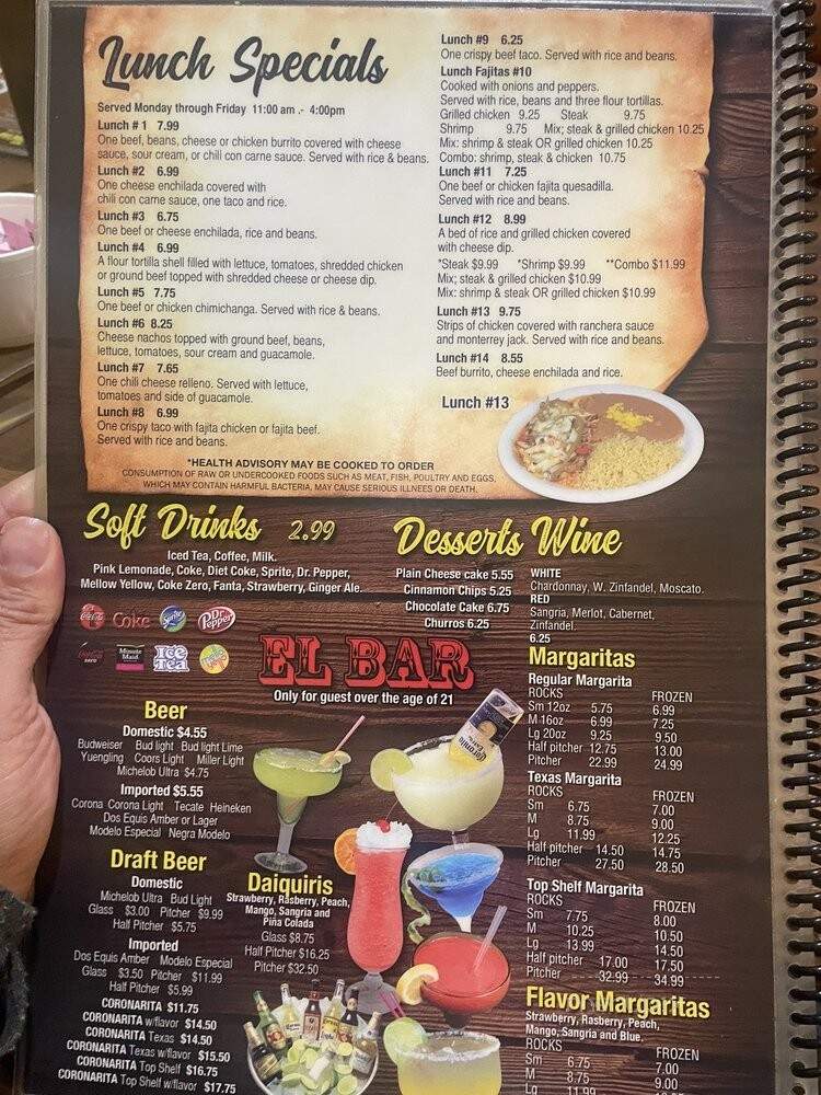 Flako's Mexican Restaurant - Rocky Face, GA menu_pic