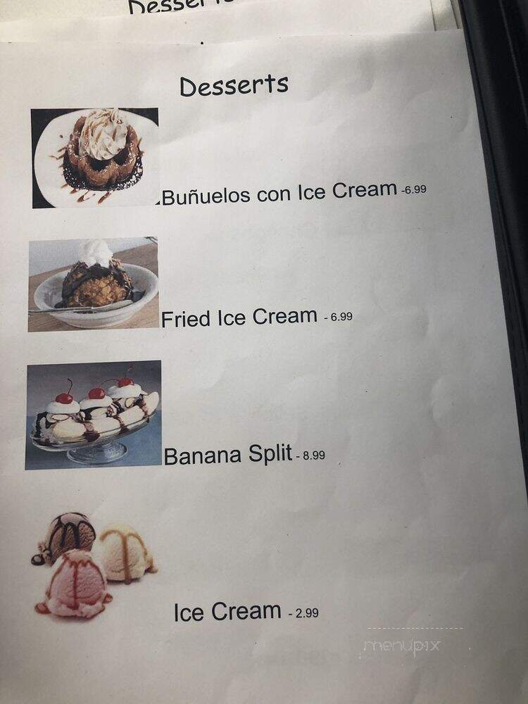 Genesis Mexican Restaurant - Richmond, CA menu_pic