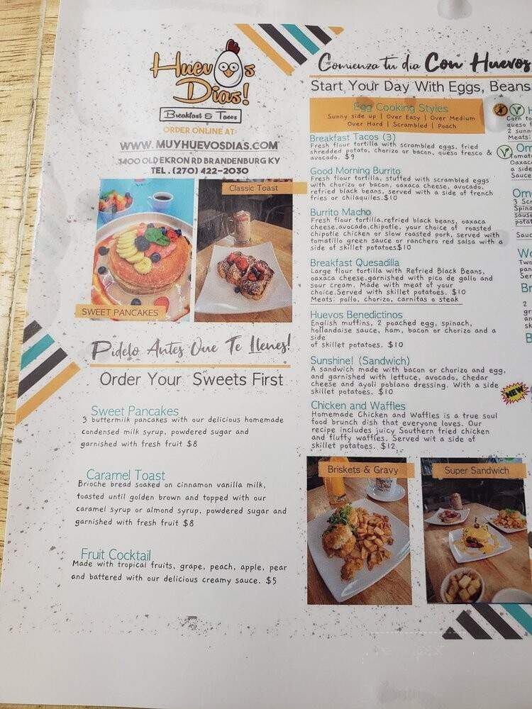 Huevos Dias - Brandenburg, KY menu_pic
