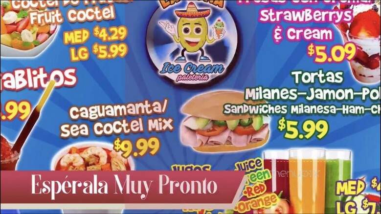 Ice Cream Paleteria - Olathe, KS menu_pic