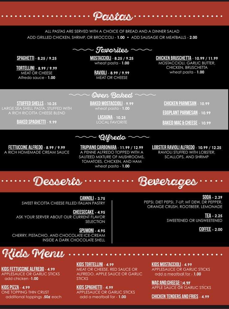 Joe's Pizza of Chester - Chester, IL menu_pic