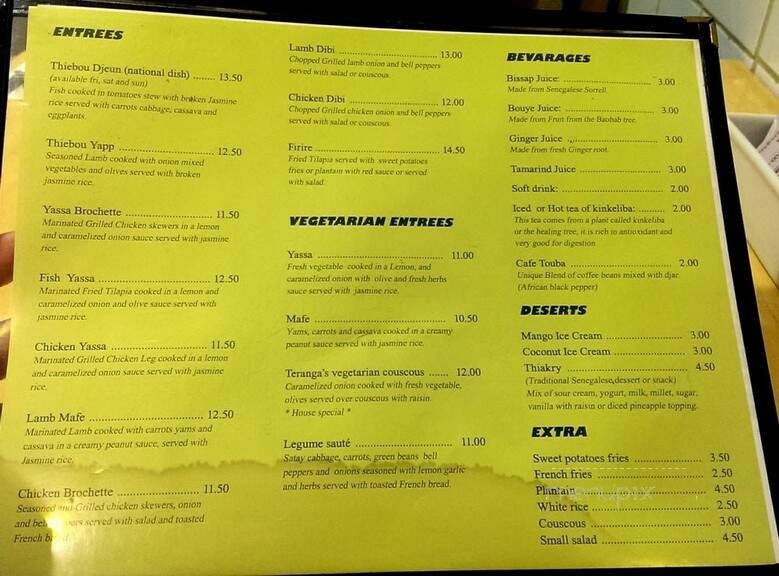Lateranga Restaurant - Ottawa, ON menu_pic
