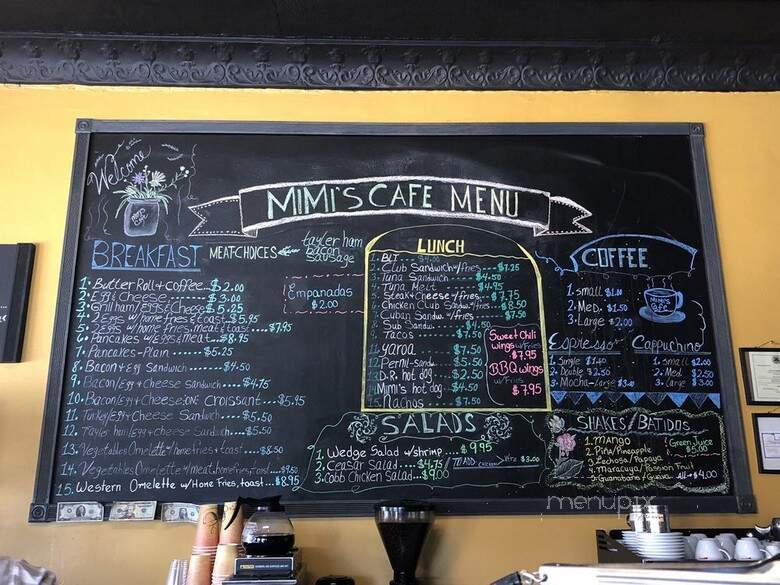 Mimi's Bistro & Bakery - Elizabeth, NJ menu_pic