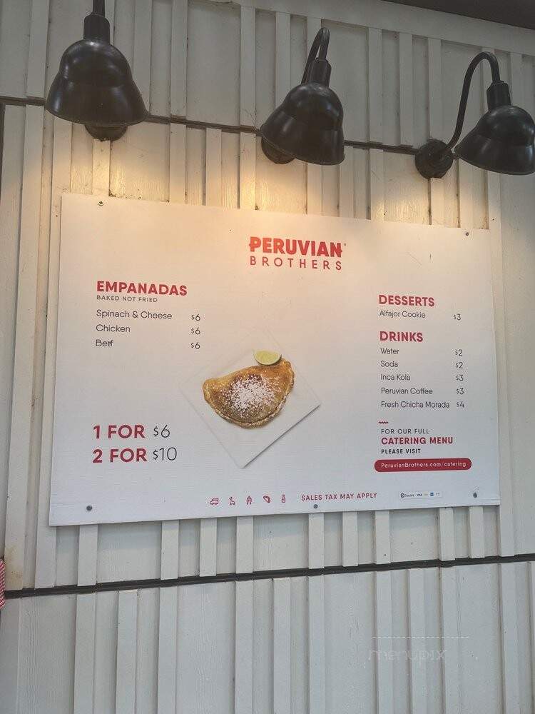 Peruvian Brothers - Arlington, VA menu_pic