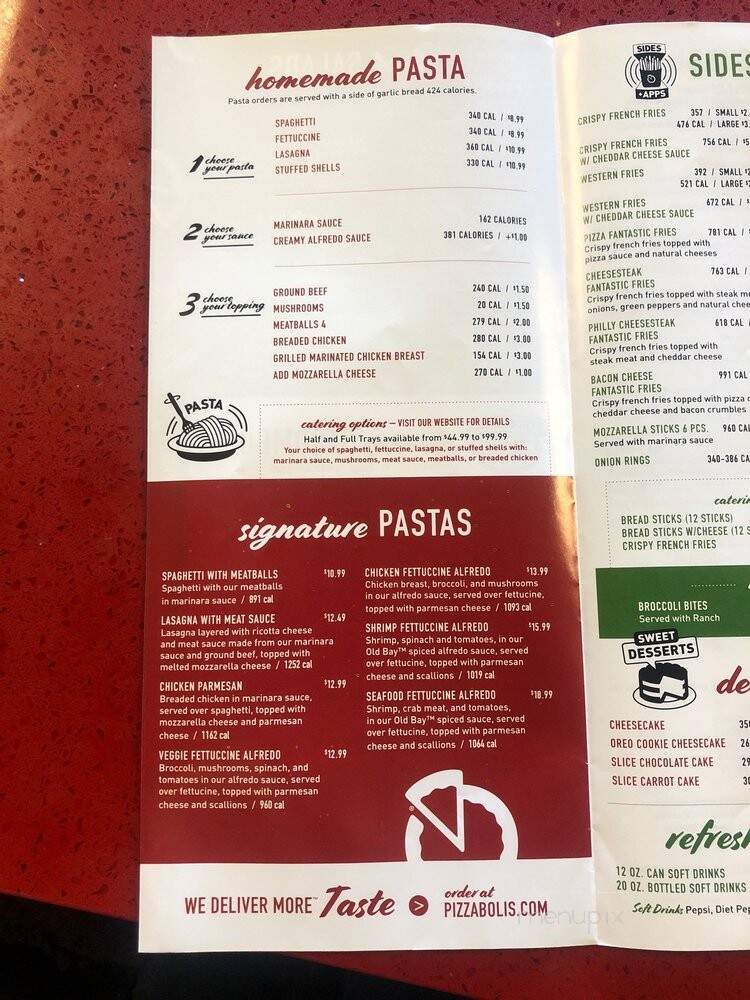 Pizza Boli's - Lanham, MD menu_pic