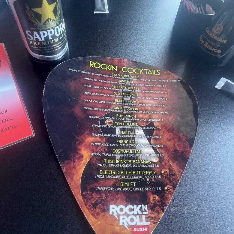 Rock N Roll Sushi - Mobile, AL menu_pic