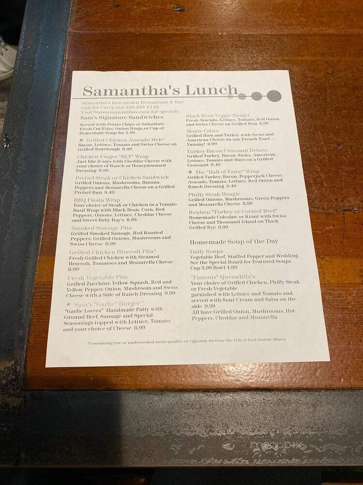 Samantha's Downtown Restaurant & Bar - Canton, OH