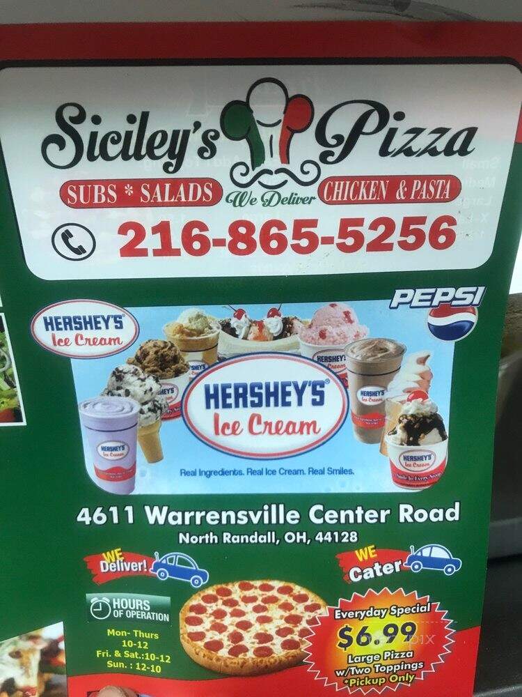 Siciley pizza - North Randall, OH
