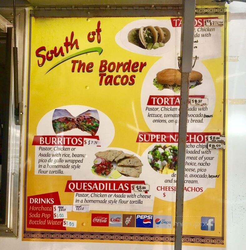 South of the Border Tacos - Provo, UT menu_pic