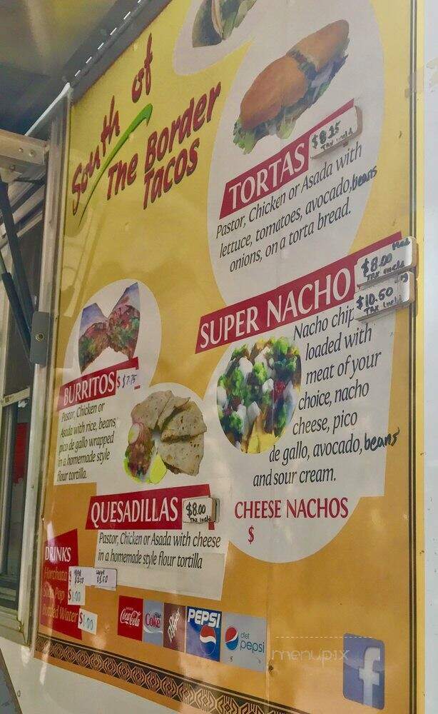 South of the Border Tacos - Provo, UT menu_pic
