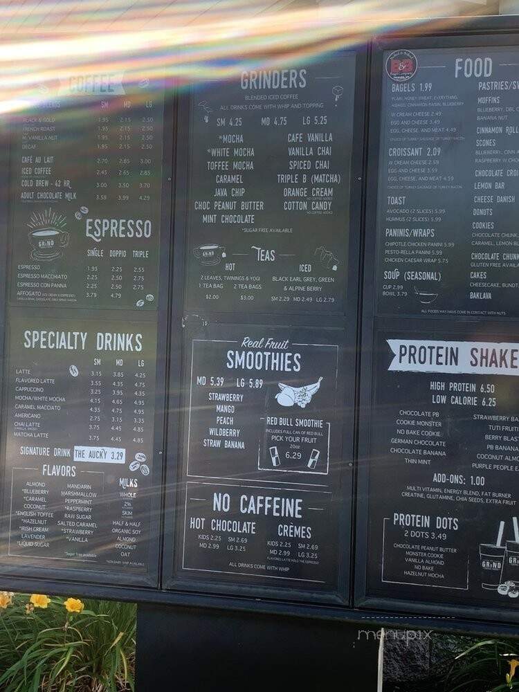 The Grind Coffee House - Columbia, MO menu_pic