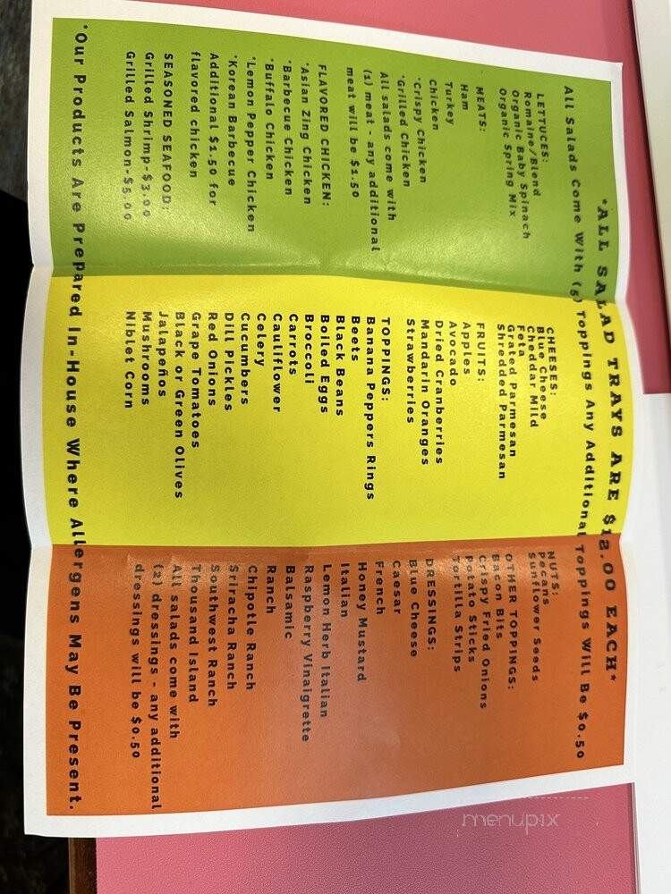 The SaladChic - Louisville, KY menu_pic