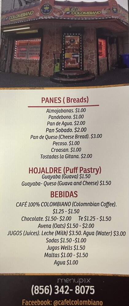 Cafe el Colombiano - Camden, NJ