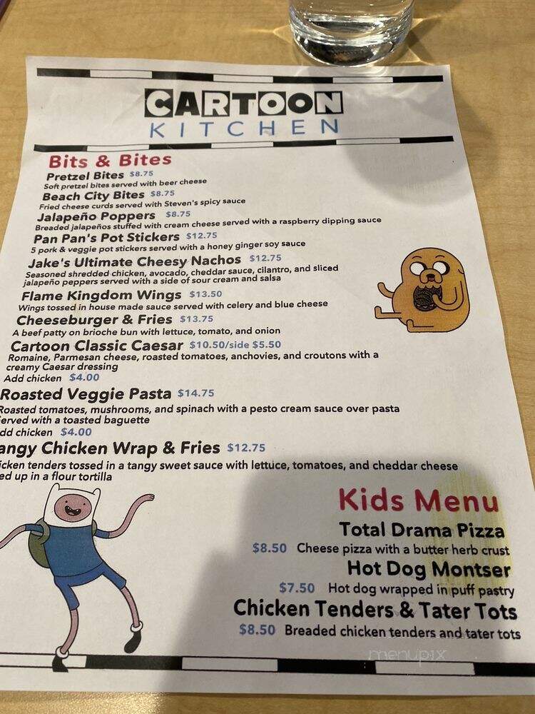 Cartoon Kitchen - Lancaster, PA menu_pic