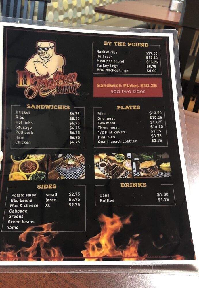 D Jackson BBQ and Catering - Dallas, TX menu_pic
