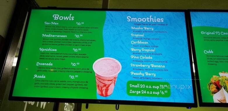 Freshly Greens - San Diego, CA menu_pic