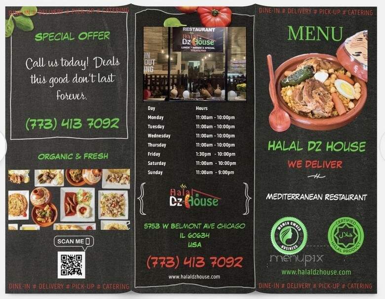 Halal Dz House - Chicago, IL menu_pic