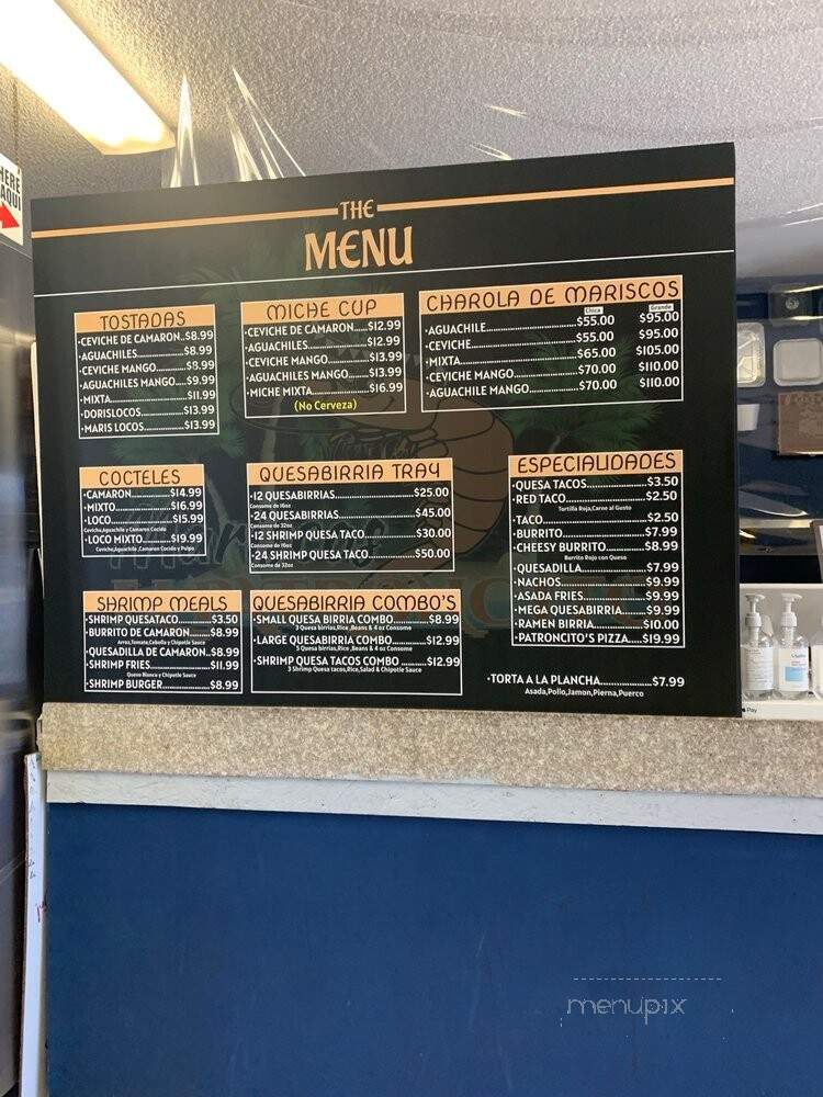 Mariscos El Patroncito - Selma, CA menu_pic