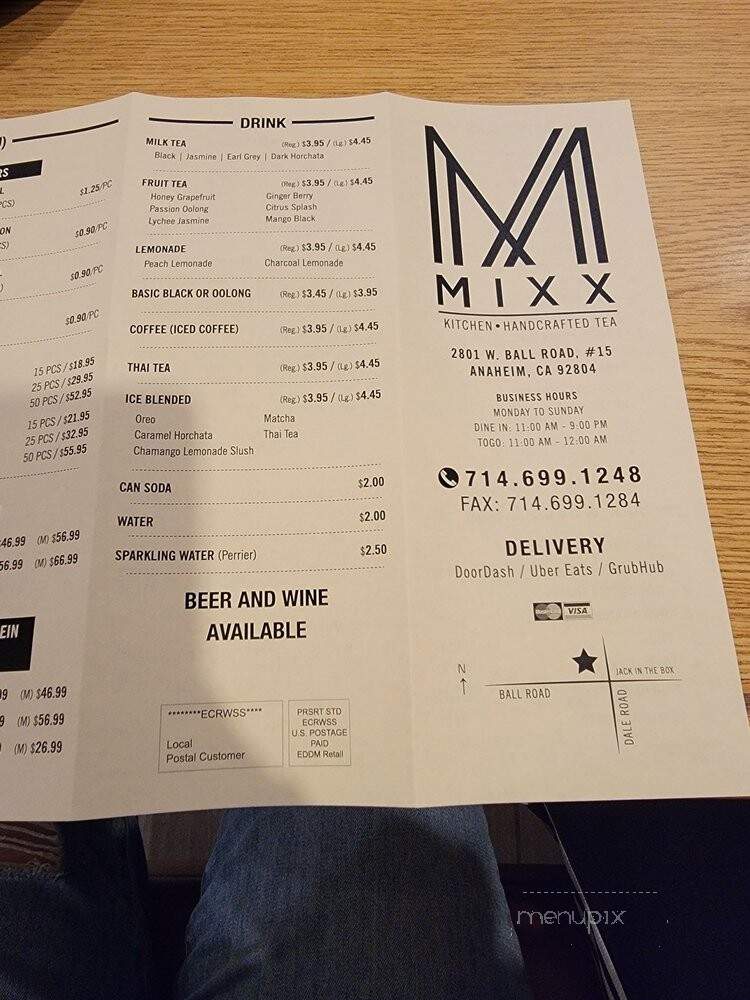 Mixx Kitchen Restaurant - Anaheim, CA