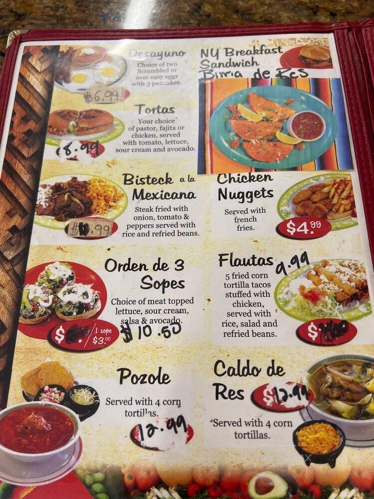 Sazon Los Abuelos #2 - Houston, TX menu_pic