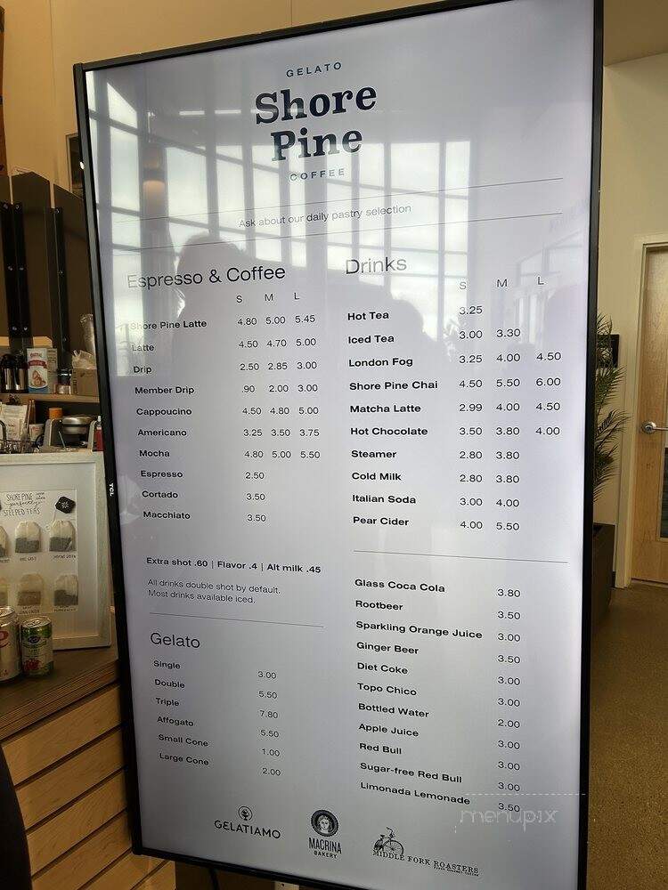 Shore Pine Coffee & Gelato - Edmonds, WA