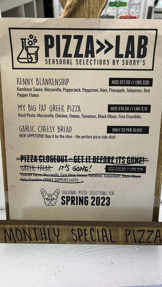 Sunny's Pizzeria - Sioux Falls, SD menu_pic