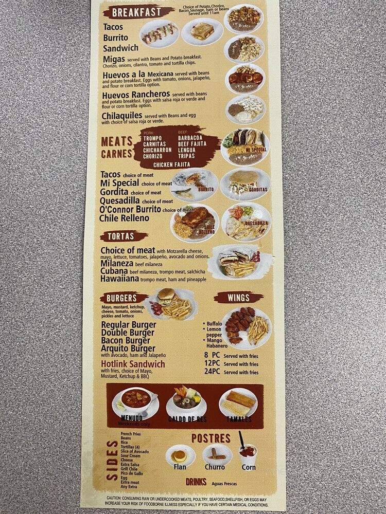 Taqueria el Arquito - Irving, TX menu_pic