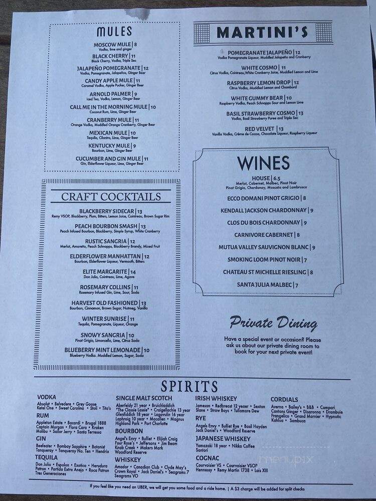 The Bar and Company - Olyphant, PA menu_pic