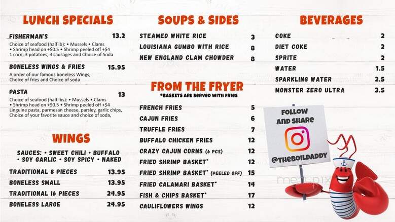 The Boil Daddy - Los Angeles, CA menu_pic