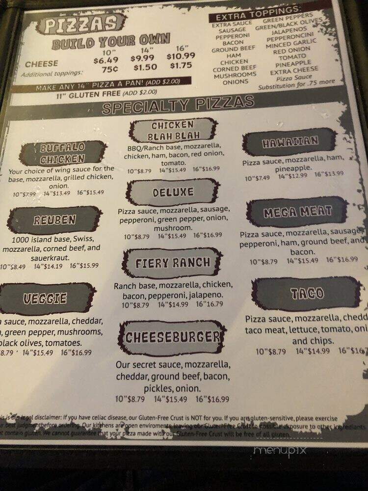 The Grille 2 - Chillicothe, IL menu_pic