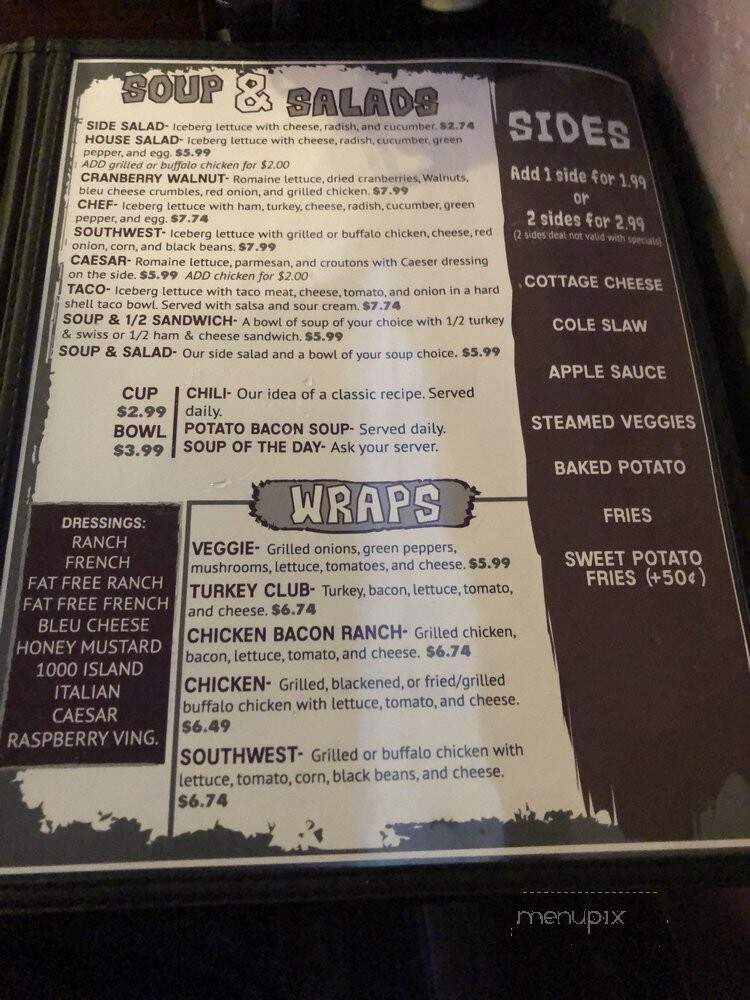 The Grille 2 - Chillicothe, IL menu_pic